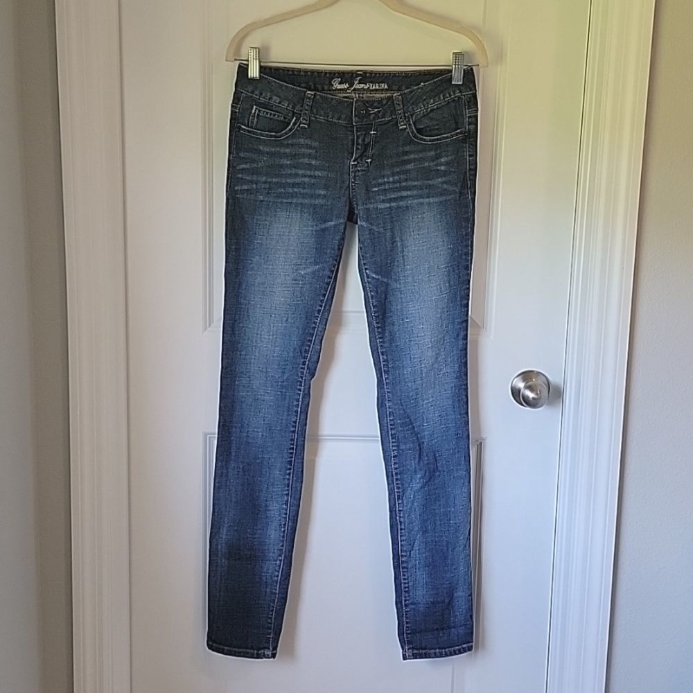 Guess Marina Skinny Low Rise Jeans - Size 27